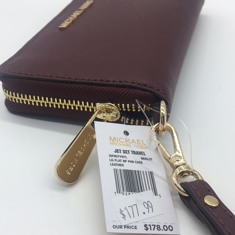 Michael Kors Jet Set Travel Phone Wallet Wristlet - Picture 4 of 8